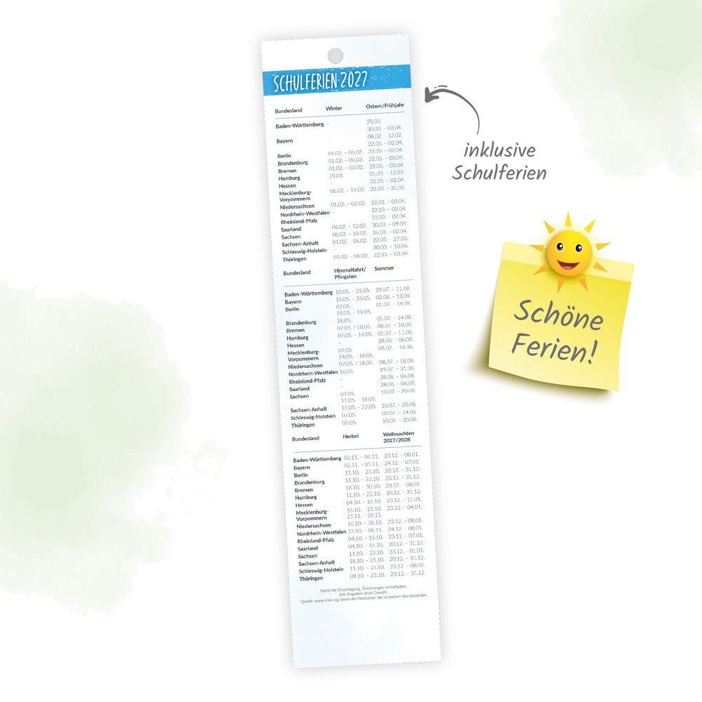 Beispielinhalt (Bild) TRÖTSCH - Streifenkalender Mini Küstenliebe 2027