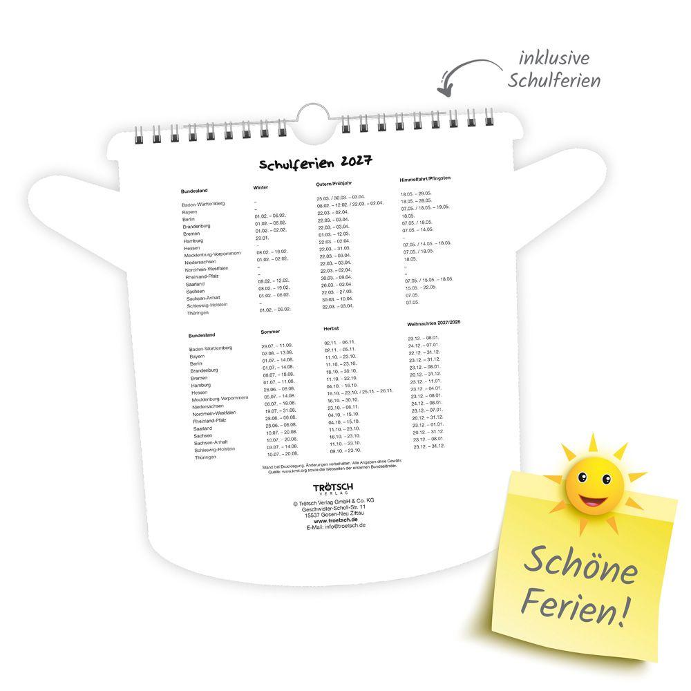 Beispielinhalt (Bild) TRÖTSCH - Formkalender Der lustige Küchenkalender 2027