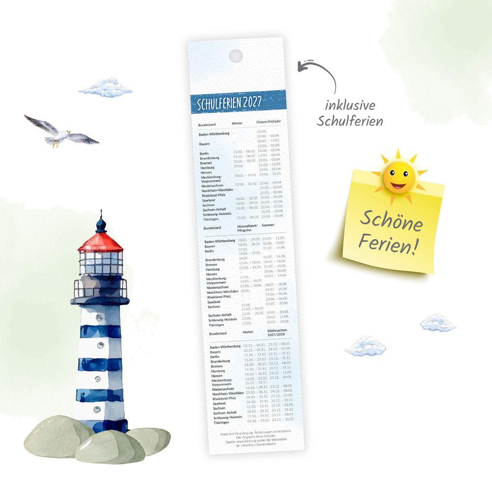 Beispielinhalt (Bild) TRÖTSCH - Lesezeichenkalender Küstenliebe 2027