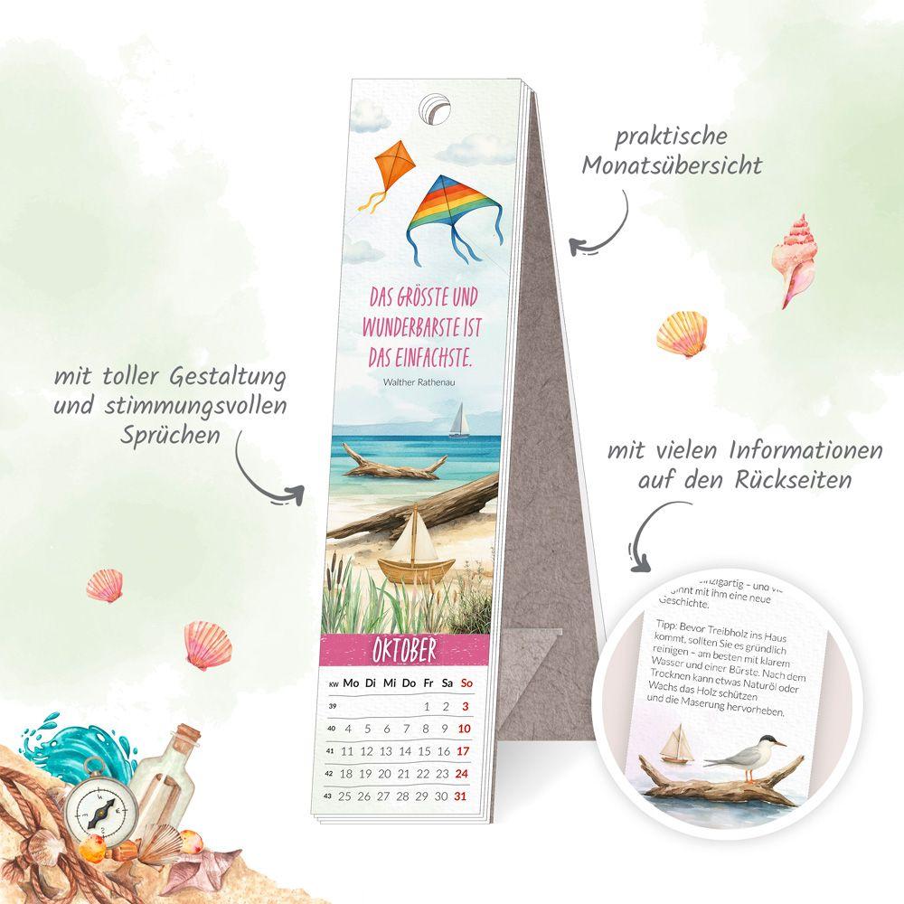 Beispielinhalt (Bild) TRÖTSCH - Lesezeichenkalender Küstenliebe 2027