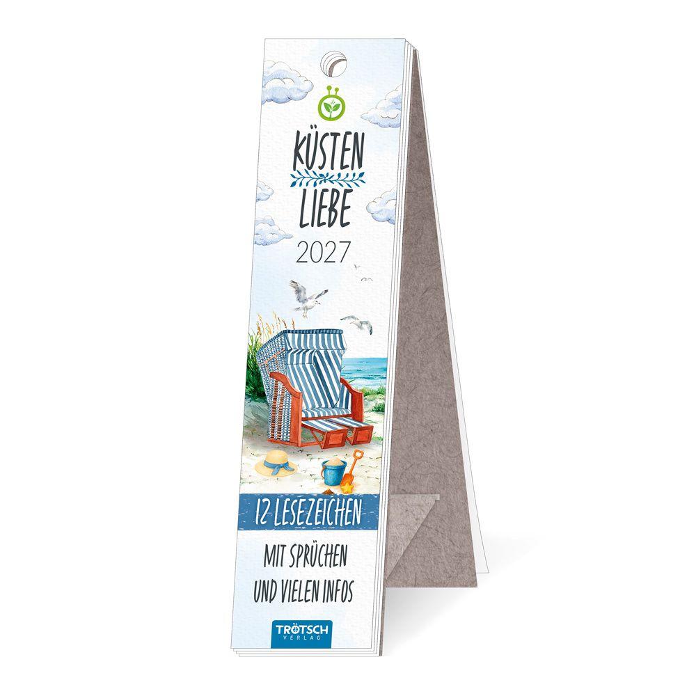 Vorderes Coverbild TRÖTSCH - Lesezeichenkalender Küstenliebe 2027