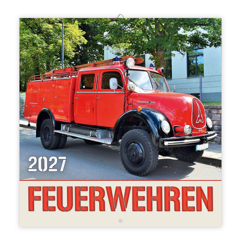 Vorderes Coverbild TRÖTSCH - Broschürenkalender Feuerwehren 2027