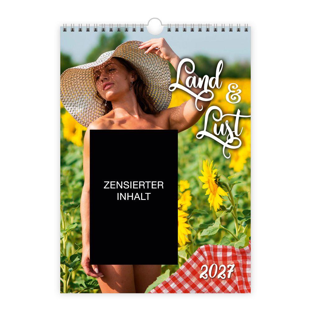 Vorderes Coverbild TRÖTSCH - Erotikkalender Land & Lust 2027