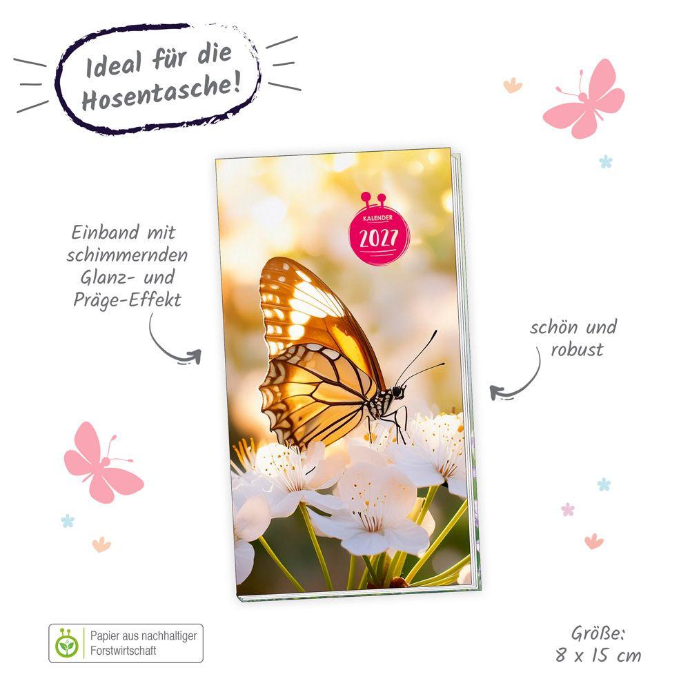 Beispielinhalt (Bild) TRÖTSCH - Taschenterminer Schmetterling 2027