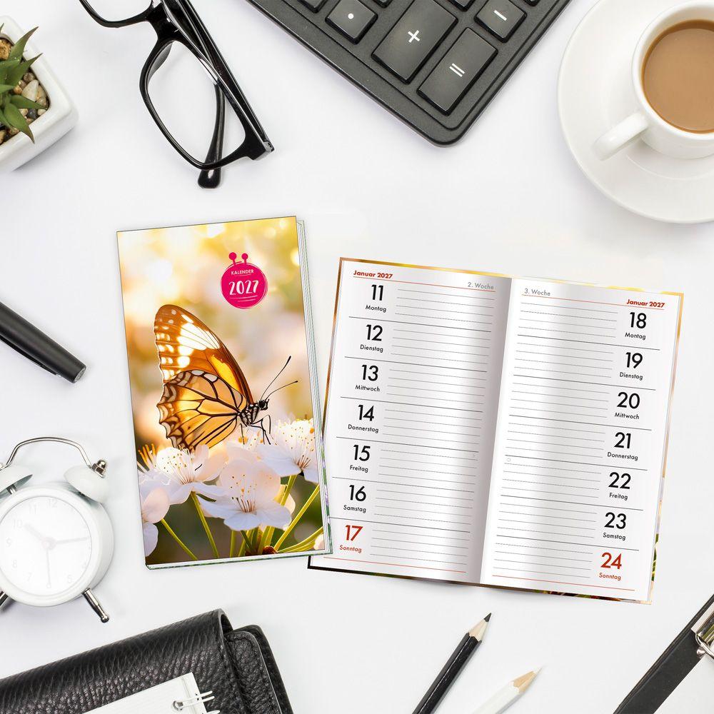 Beispielinhalt (Bild) TRÖTSCH - Taschenterminer Schmetterling 2027