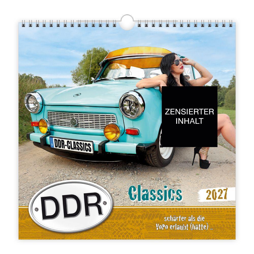 Vorderes Coverbild TRÖTSCH - Erotikkalender DDR Classics 2027 schärfer als die VOPO erlaubt (hätte)