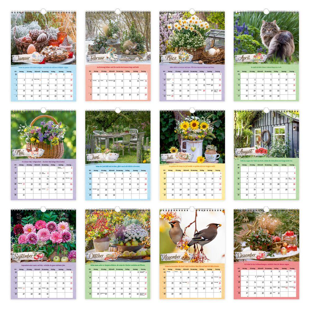 Beispielinhalt (Bild) TRÖTSCH - Classickalender Landliebe 2027