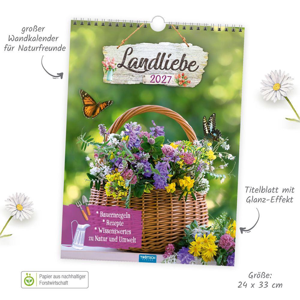 Beispielinhalt (Bild) TRÖTSCH - Classickalender Landliebe 2027