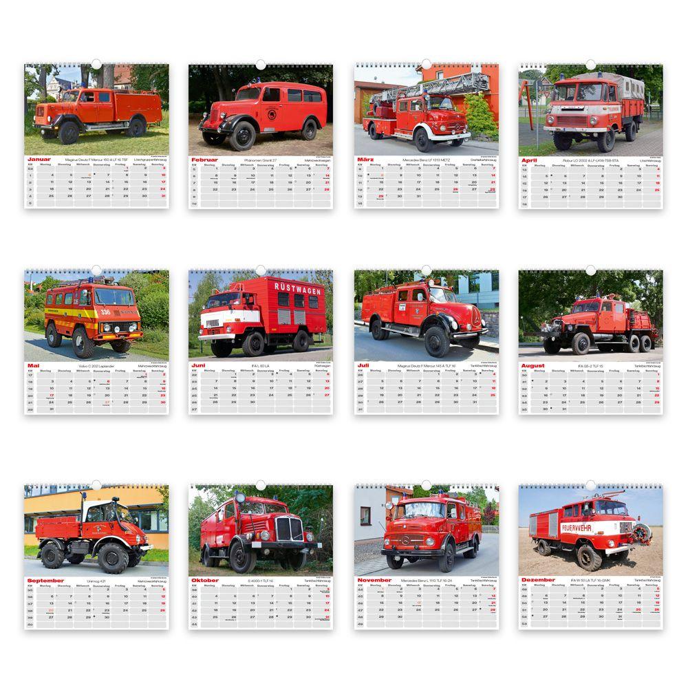 Beispielinhalt (Bild) TRÖTSCH - Technikkalender Feuerwehren 2027