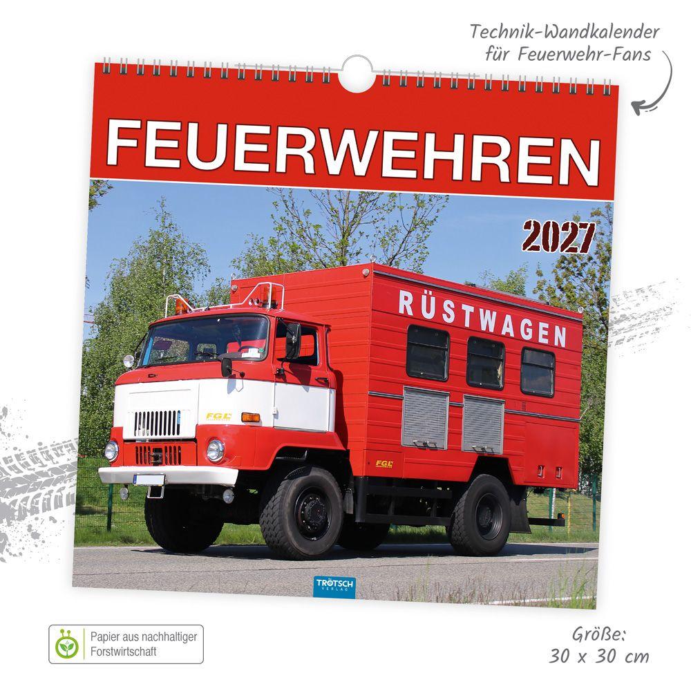 Beispielinhalt (Bild) TRÖTSCH - Technikkalender Feuerwehren 2027