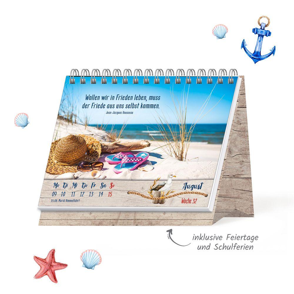 Beispielinhalt (Bild) TRÖTSCH - Aufstellwochenkalender Maritime Momente 2027