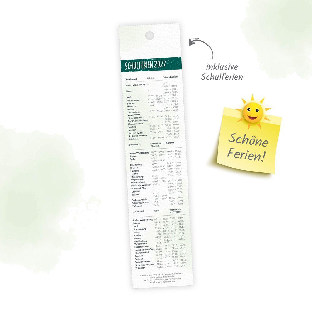 Beispielinhalt (Bild) TRÖTSCH - Lesezeichenkalender Heimische Tierwelt 2027