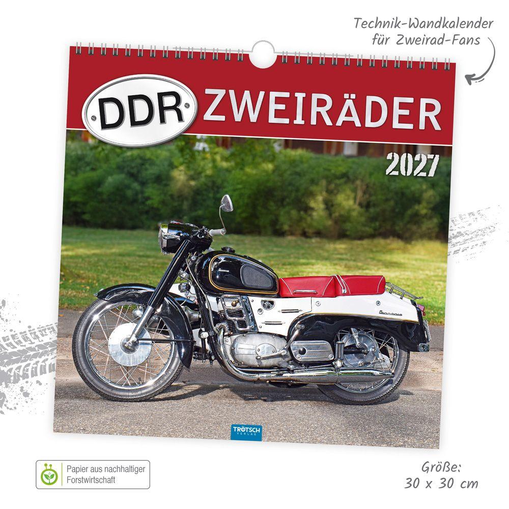 Beispielinhalt (Bild) TRÖTSCH - Technikkalender DDR-Zweiräder 2027