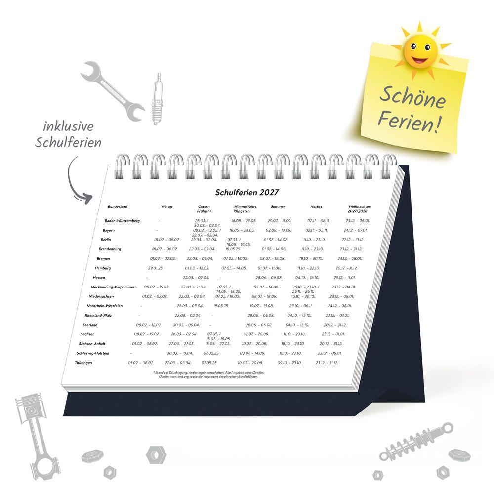Beispielinhalt (Bild) TRÖTSCH - Aufstellwochenkalender DDR Fahrzeuge 2027