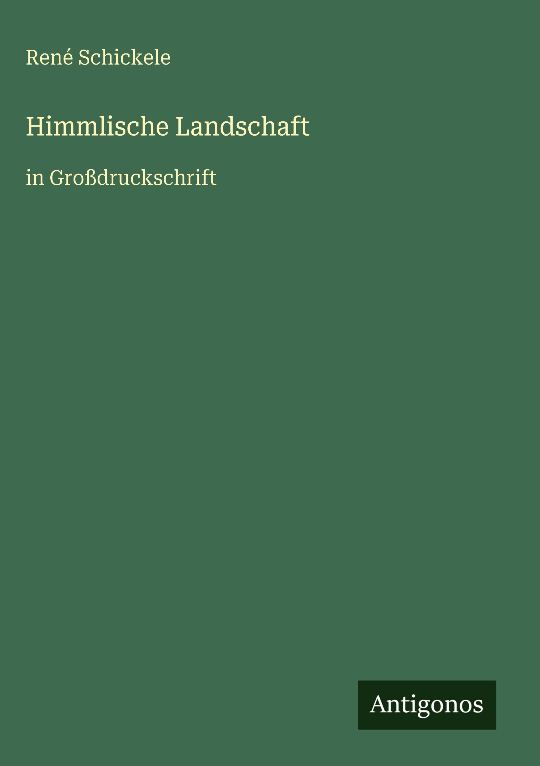 Vorderes Coverbild Himmlische Landschaft