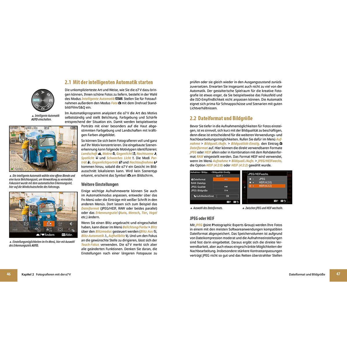 Beispielinhalt (Bild) Sony A7 V - Das umfangreiche Praxisbuch zu Ihrer Kamera