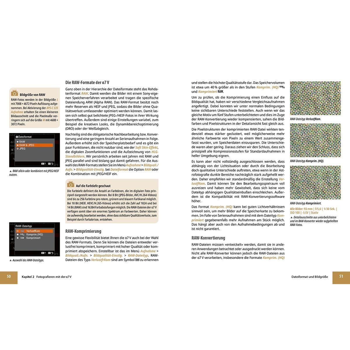 Beispielinhalt (Bild) Sony A7 V - Das umfangreiche Praxisbuch zu Ihrer Kamera