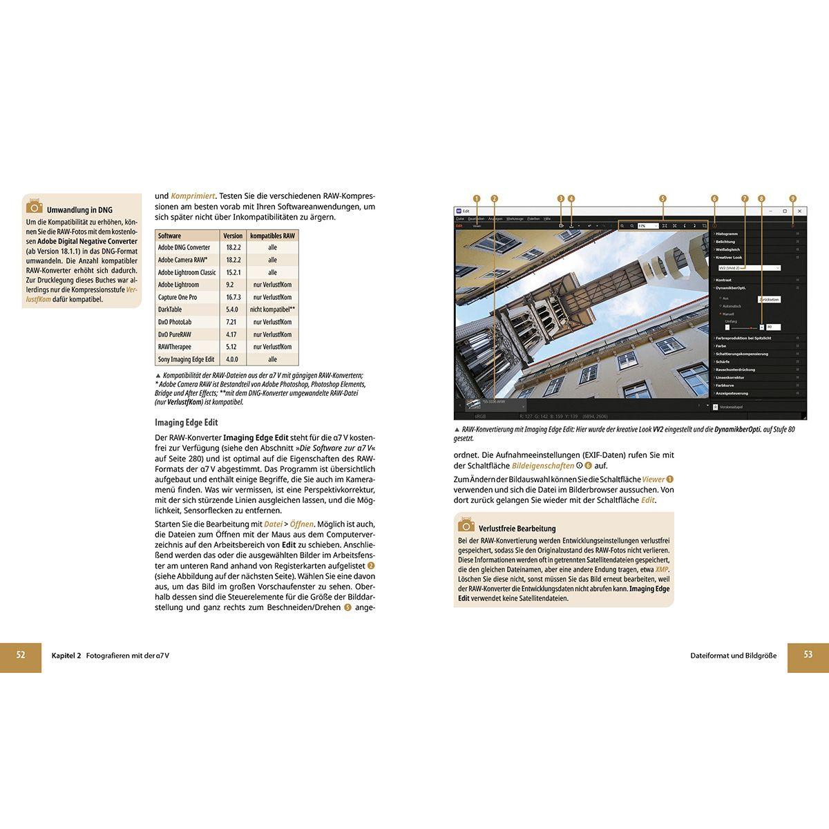 Beispielinhalt (Bild) Sony A7 V - Das umfangreiche Praxisbuch zu Ihrer Kamera
