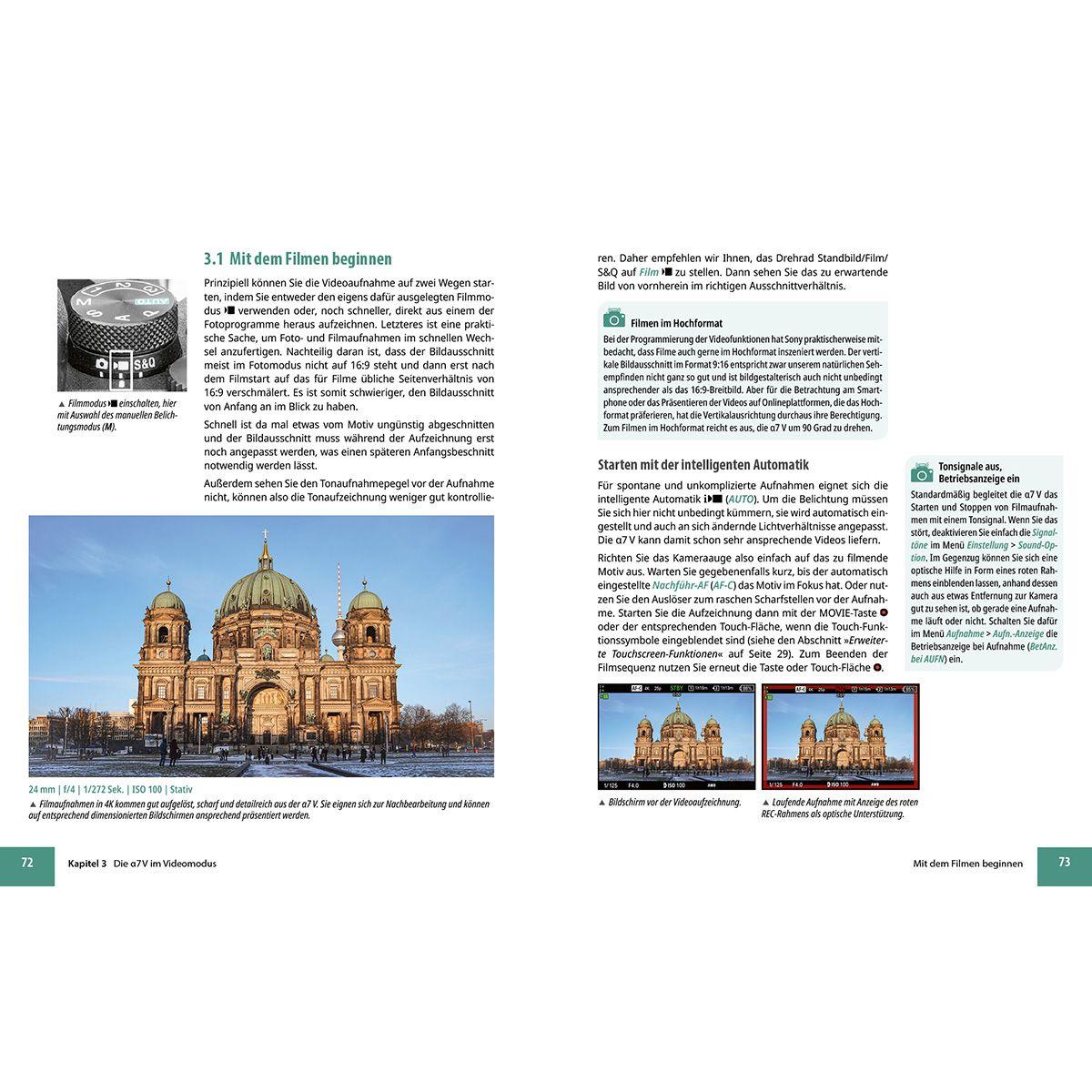 Beispielinhalt (Bild) Sony A7 V - Das umfangreiche Praxisbuch zu Ihrer Kamera