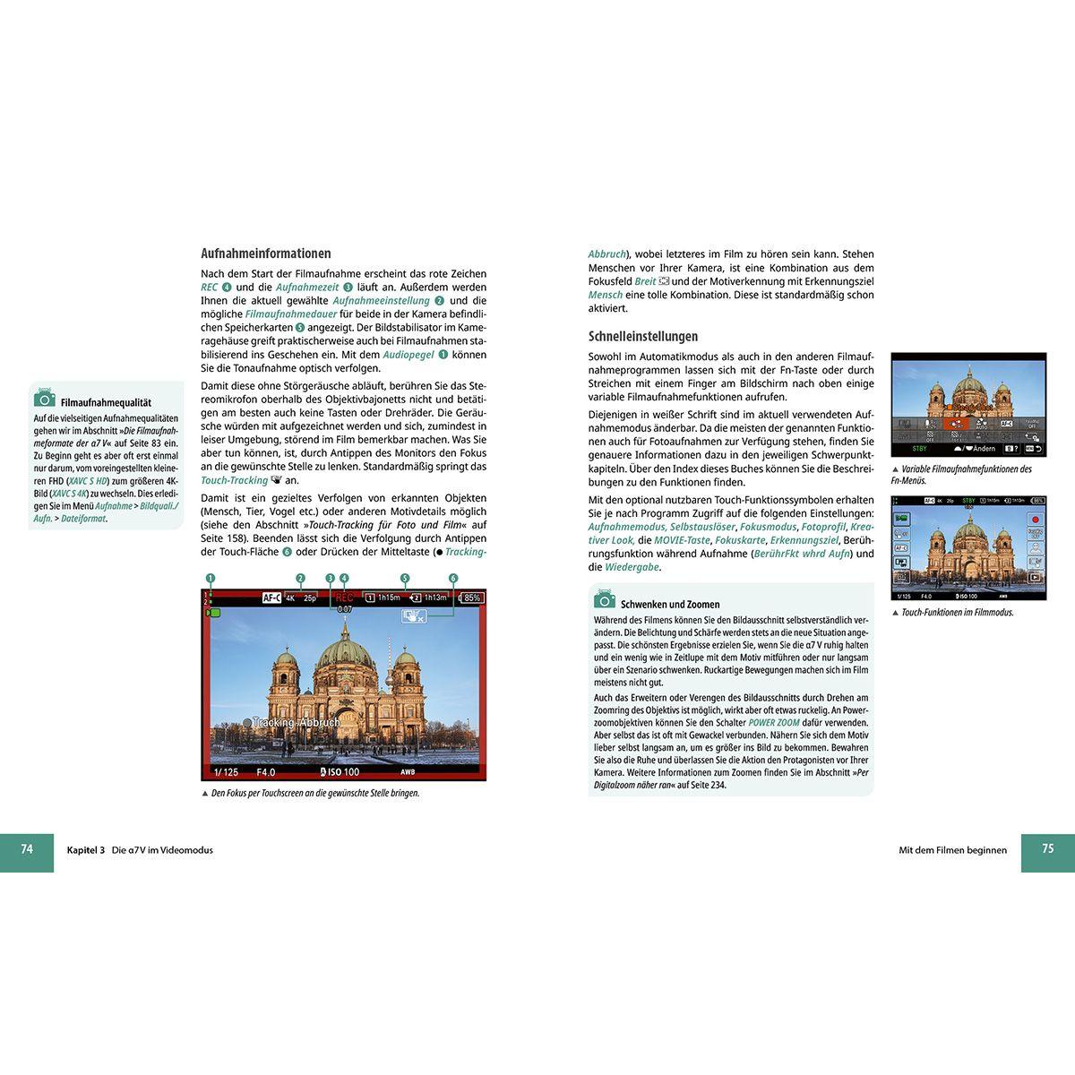 Beispielinhalt (Bild) Sony A7 V - Das umfangreiche Praxisbuch zu Ihrer Kamera