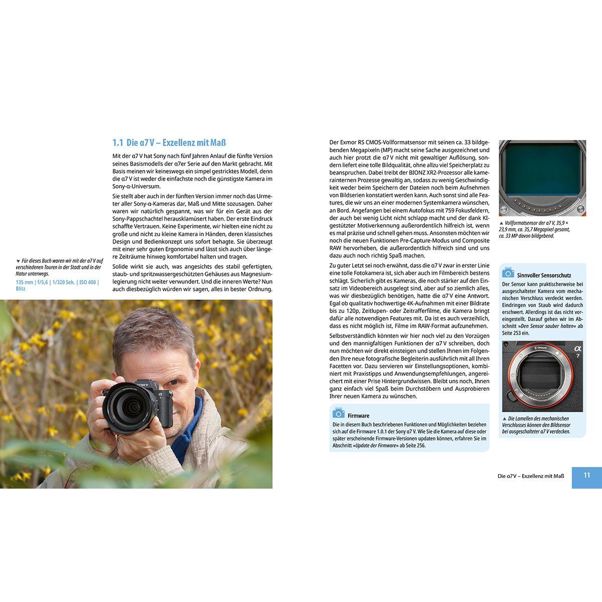 Beispielinhalt (Bild) Sony A7 V - Das umfangreiche Praxisbuch zu Ihrer Kamera