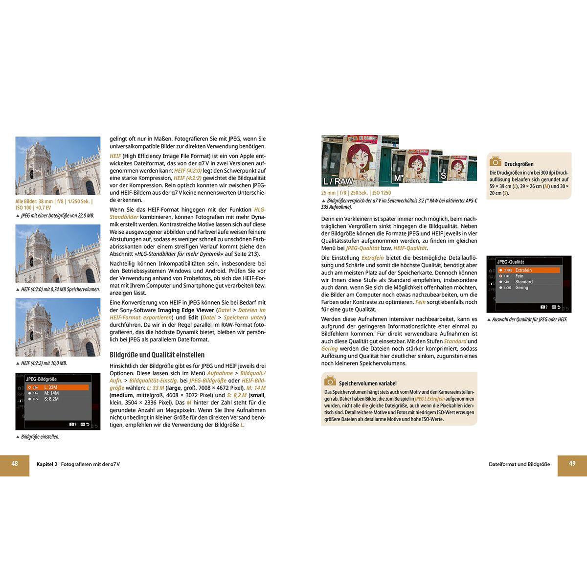 Beispielinhalt (Bild) Sony A7 V - Das umfangreiche Praxisbuch zu Ihrer Kamera