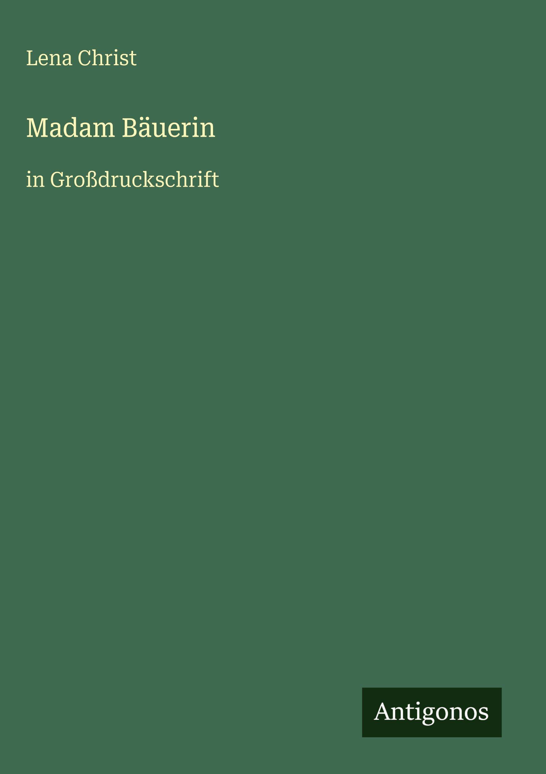 Vorderes Coverbild Madam Bäuerin