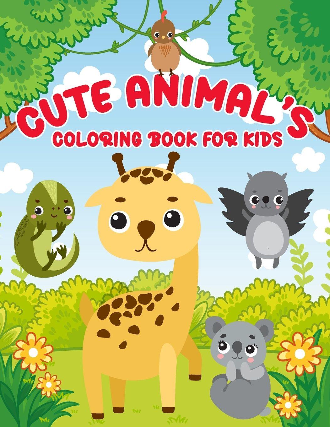 Vorderes Coverbild Cute Animal's Coloring Book for Kids