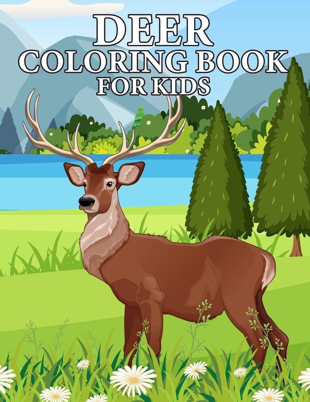 Vorderes Coverbild Deer Coloring Book for Kids