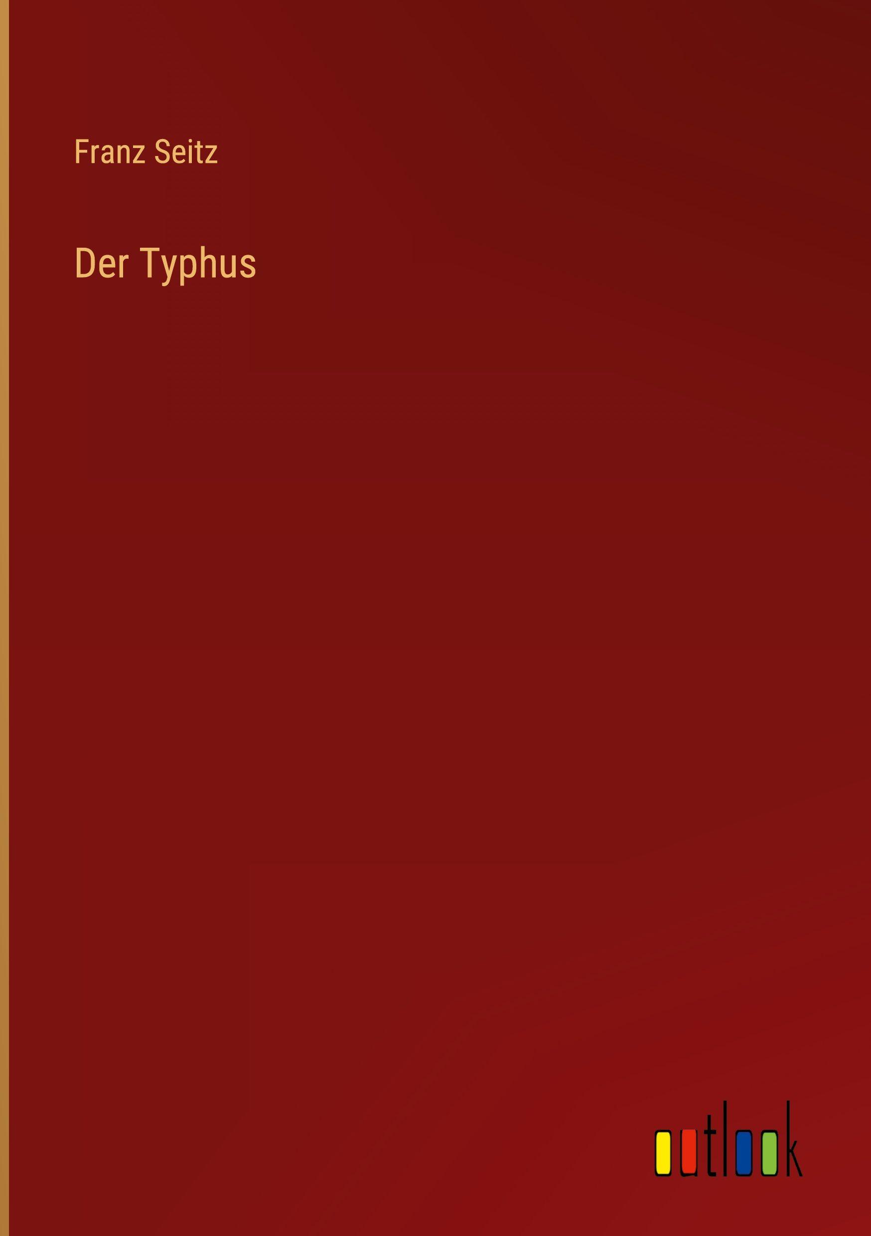 Vorderes Coverbild Der Typhus