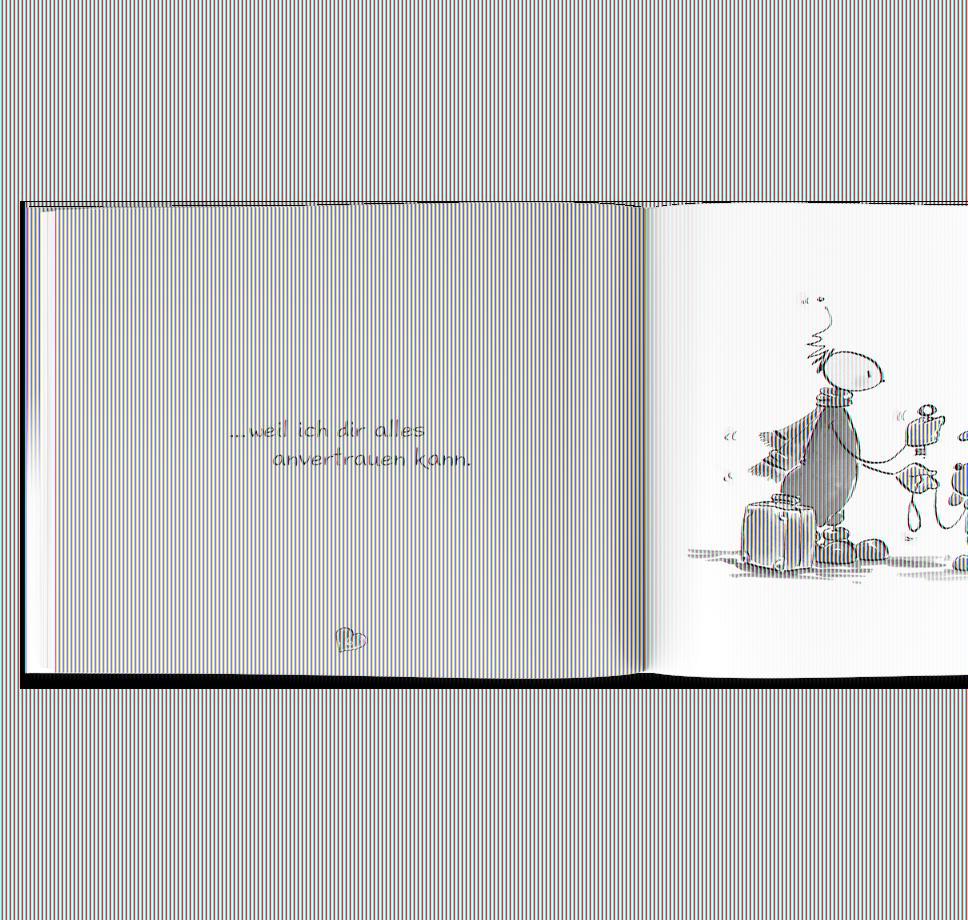 Beispielinhalt (Bild) Oups Minibuch. Schön, dass es dich gibt