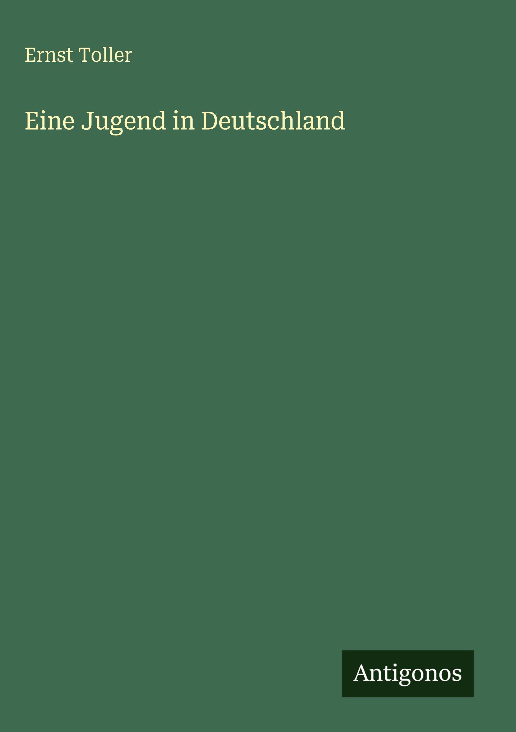 Vorderes Coverbild Eine Jugend in Deutschland