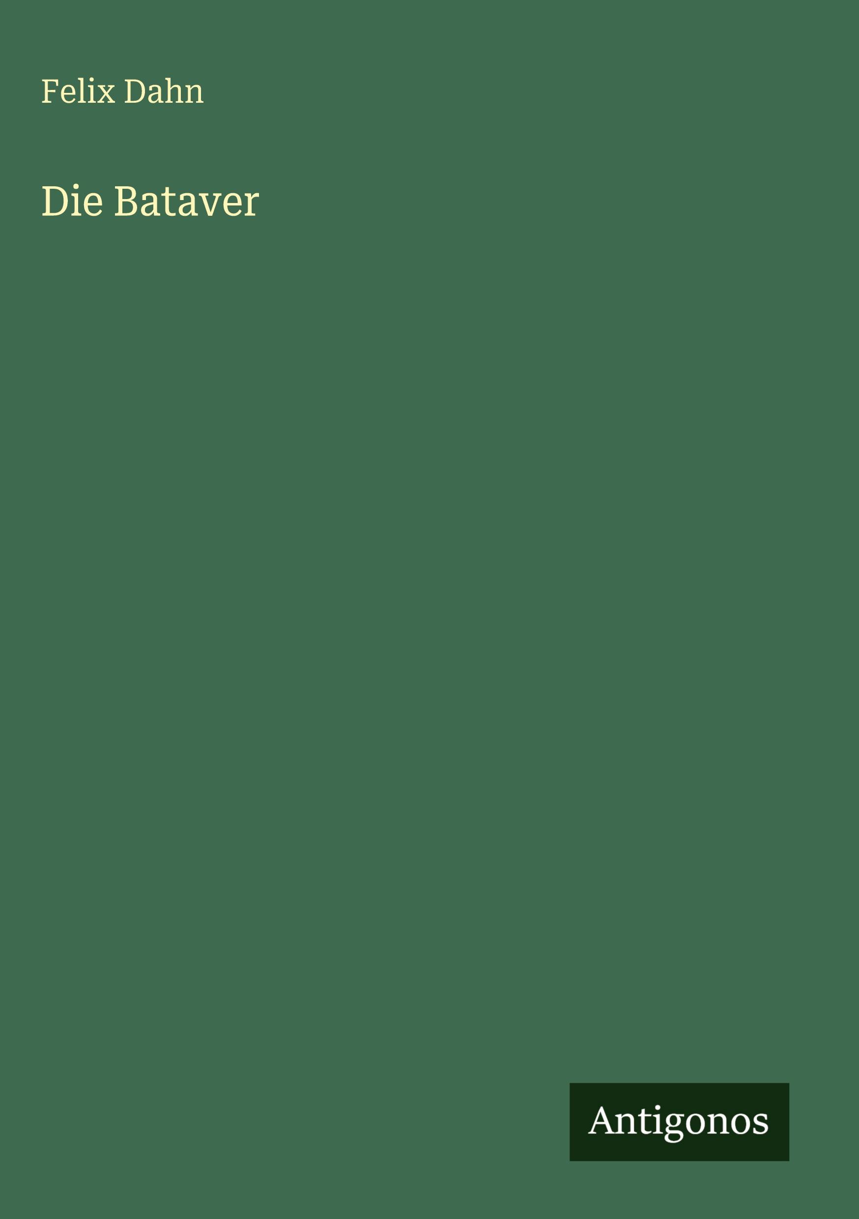 Vorderes Coverbild Die Bataver