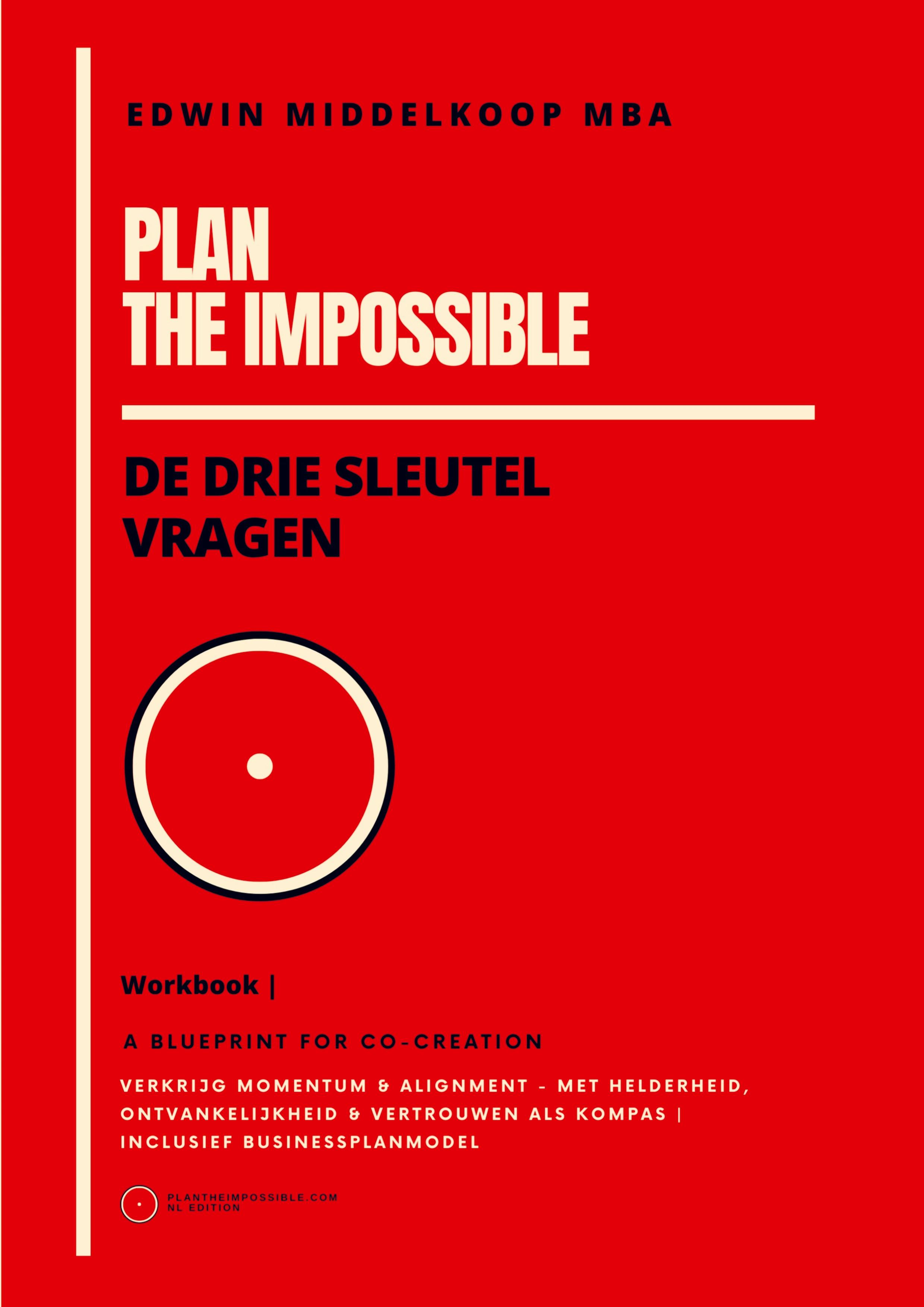 Vorderes Coverbild Plan the Impossible Workbook
