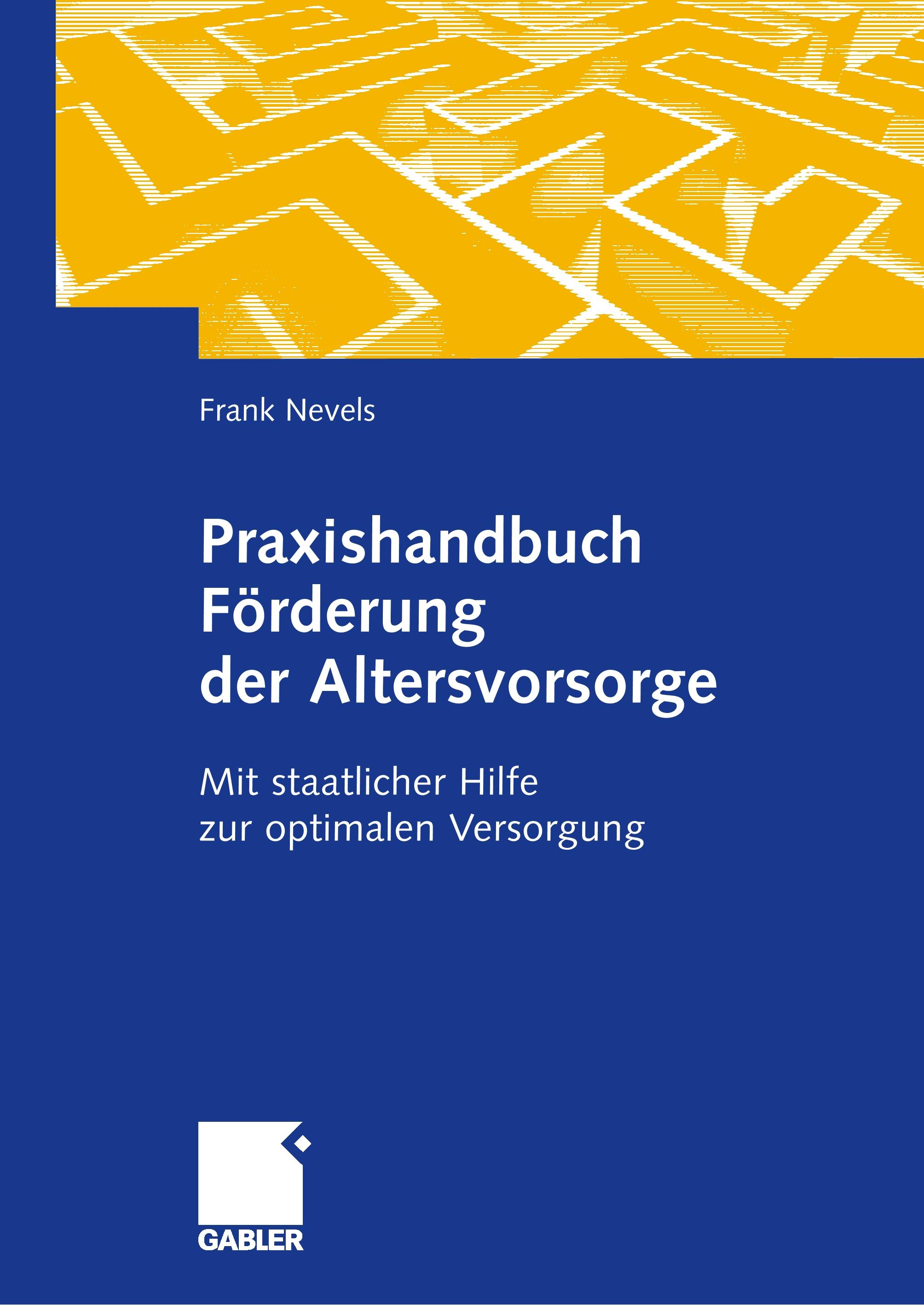 Vorderes Coverbild Praxishandbuch Förderung der Altersvorsorge