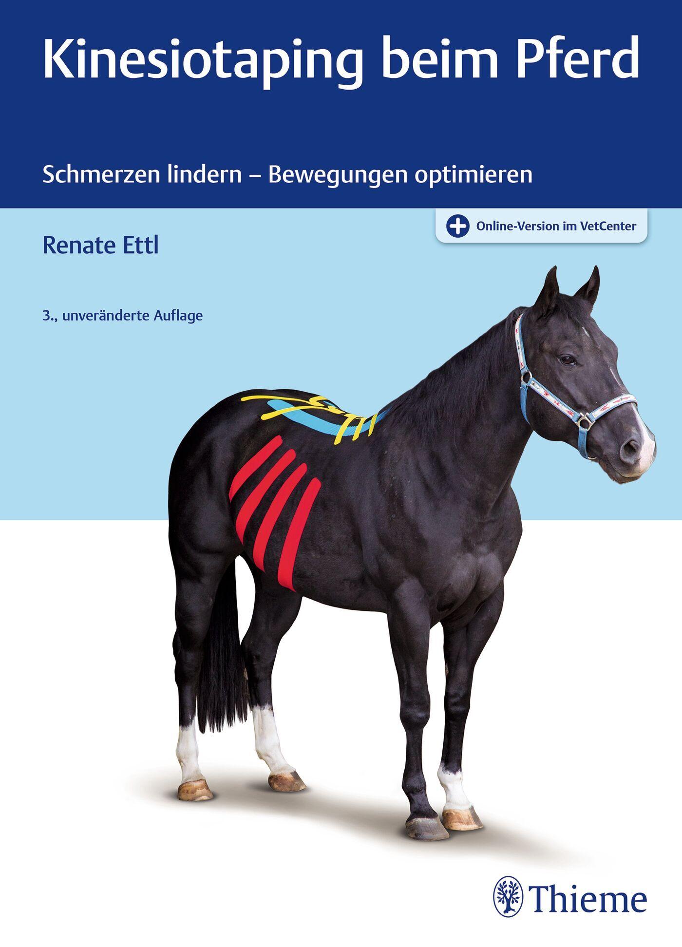 Vorderes Coverbild Kinesiotaping beim Pferd