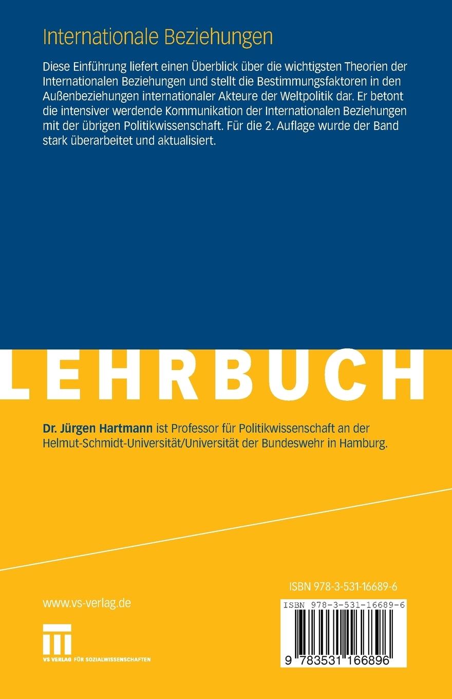 Rückseitencover Internationale Beziehungen
