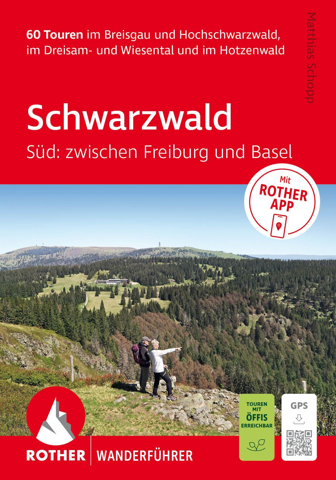 Vorderes Coverbild ROTHER Wanderführer Schwarzwald Süd: zwischen Freiburg und Basel. 60 Touren