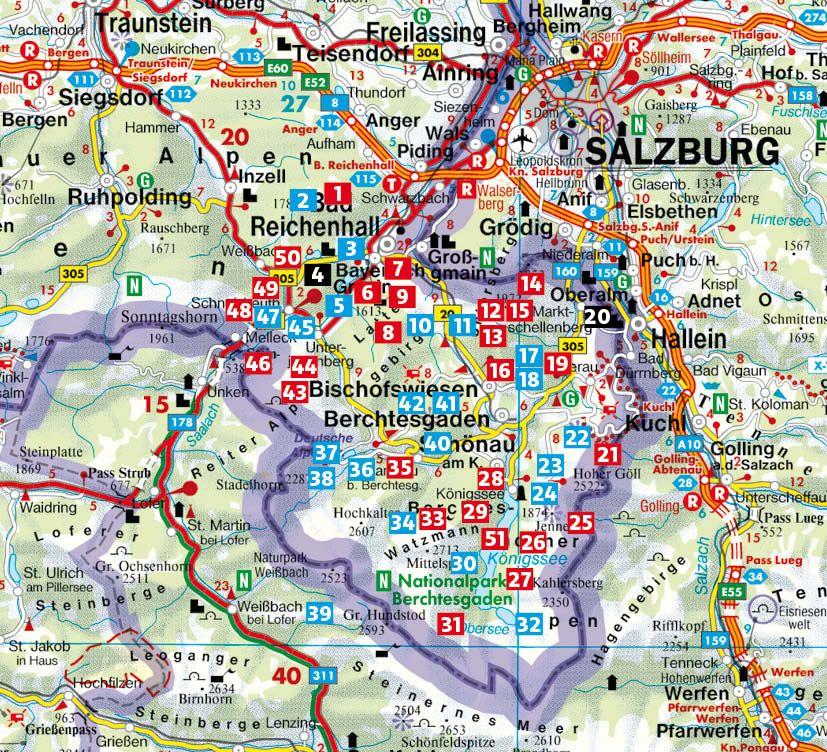 Beispielinhalt (Bild) ROTHER Wanderführer Berchtesgadener Land. 51 Touren - Berchtesgaden, Bad Reichenhall, Nationalpark Berchtesgaden, Königssee