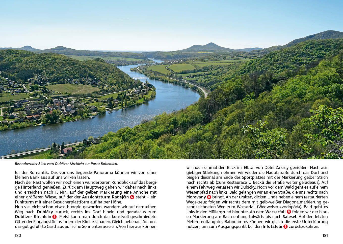 Beispielinhalt (Bild) ROTHER Wanderführer Böhmische Schweiz. 55 Touren im tschechischen Teil des Elbsandsteingebirges - mit Böhmischem Mittelgebirge