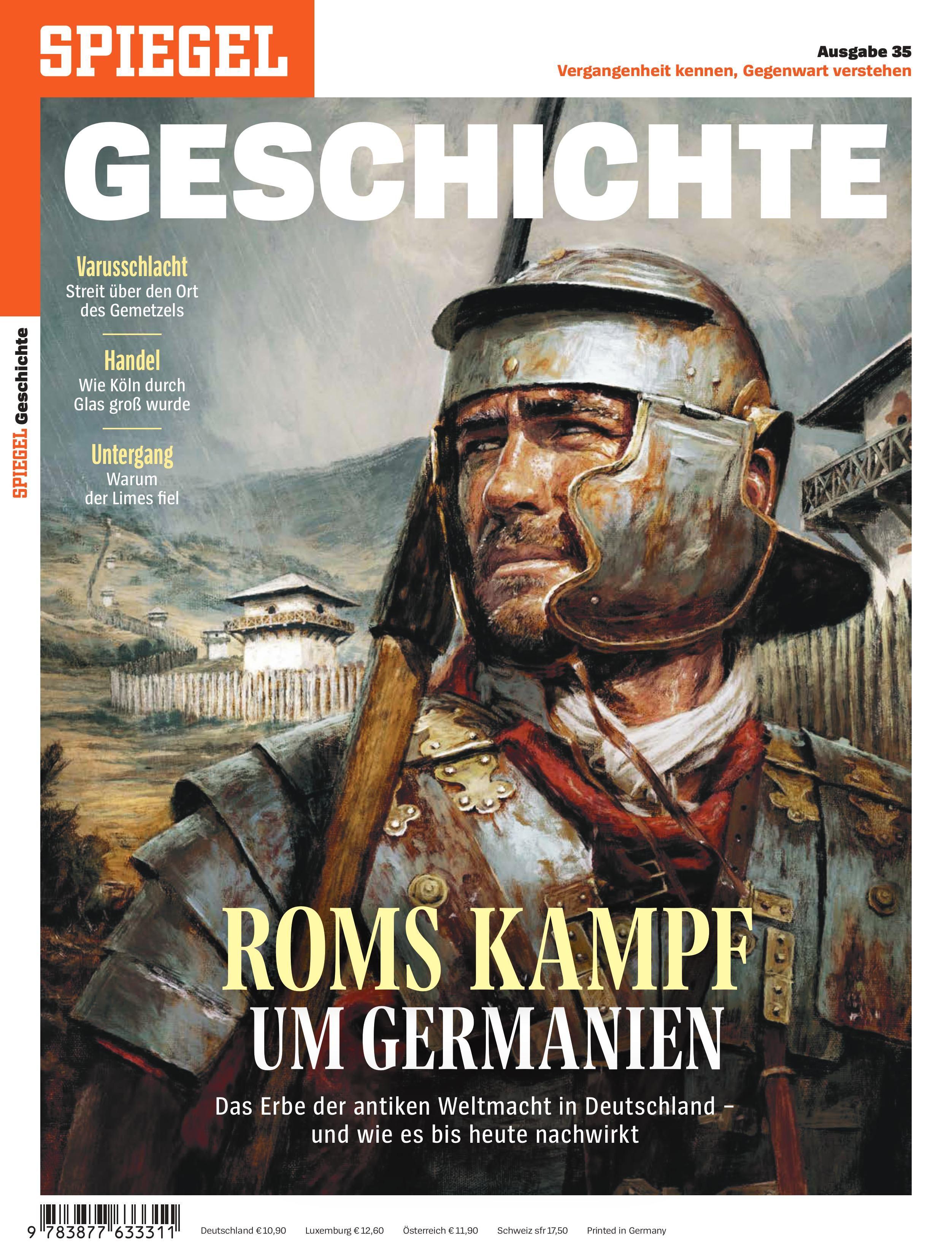 Vorderes Coverbild Roms Kampf um Germanien