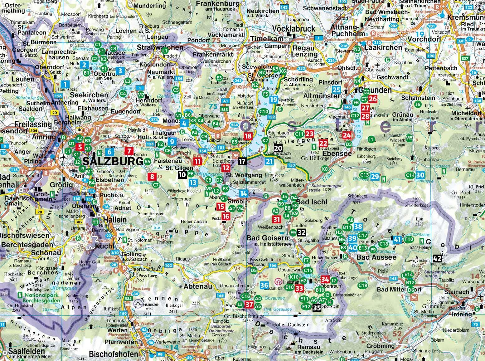 Beispielinhalt (Bild) ROTHER Wanderbuch ErlebnisWandern mit Kindern Salzkammergut. 40 Touren und viele Freizeittipps