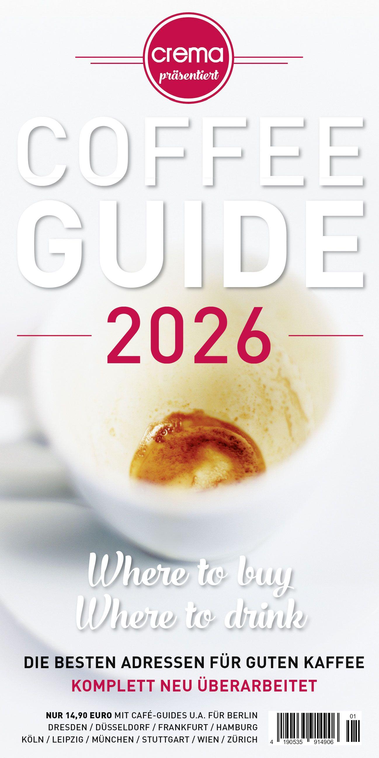 Vorderes Coverbild COFFEE GUIDE 2026