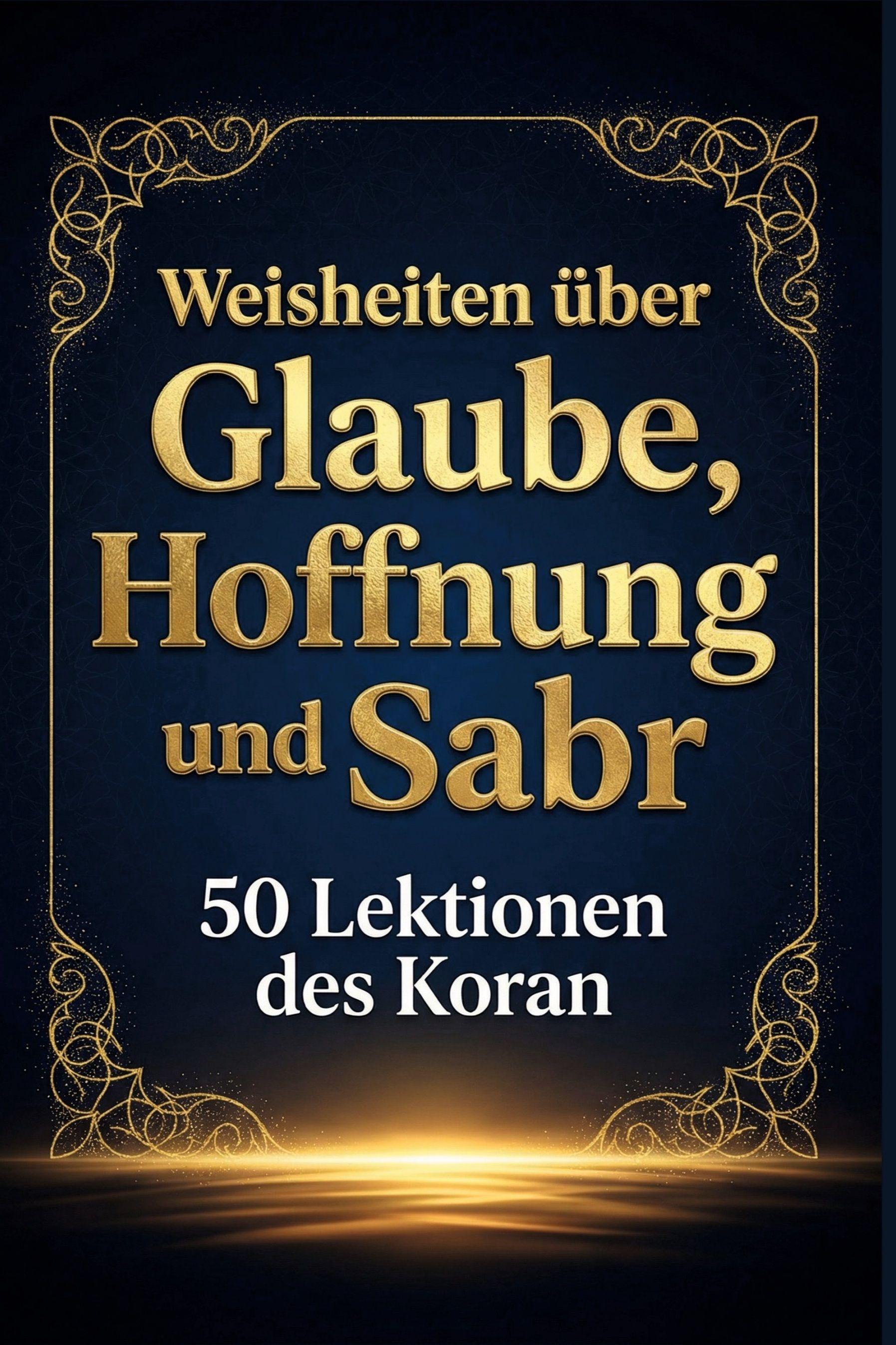 Vorderes Coverbild Weisheiten über Glaube, Hoffnung und Sabr