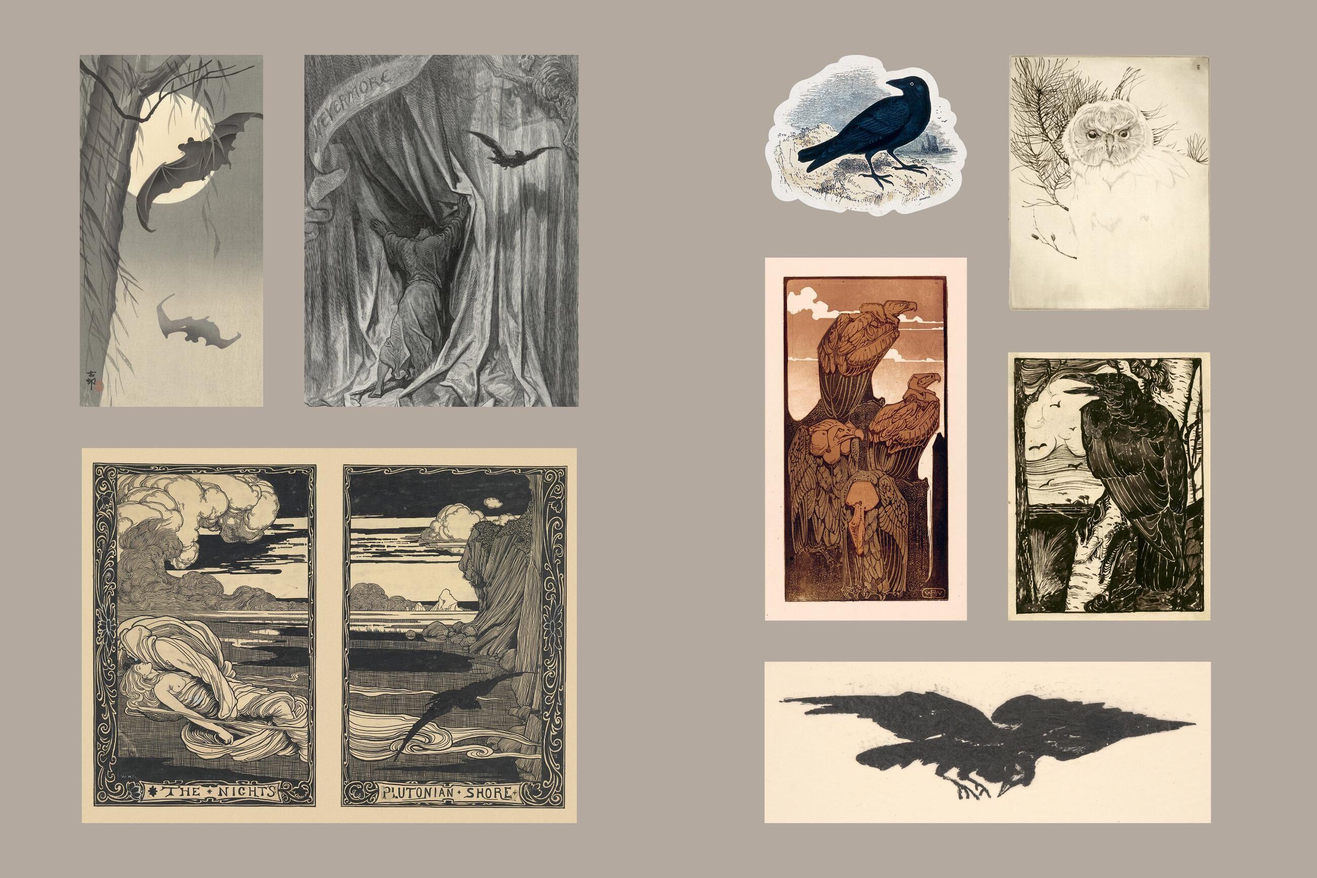 Beispielinhalt (Bild) Gothica Sticker Book