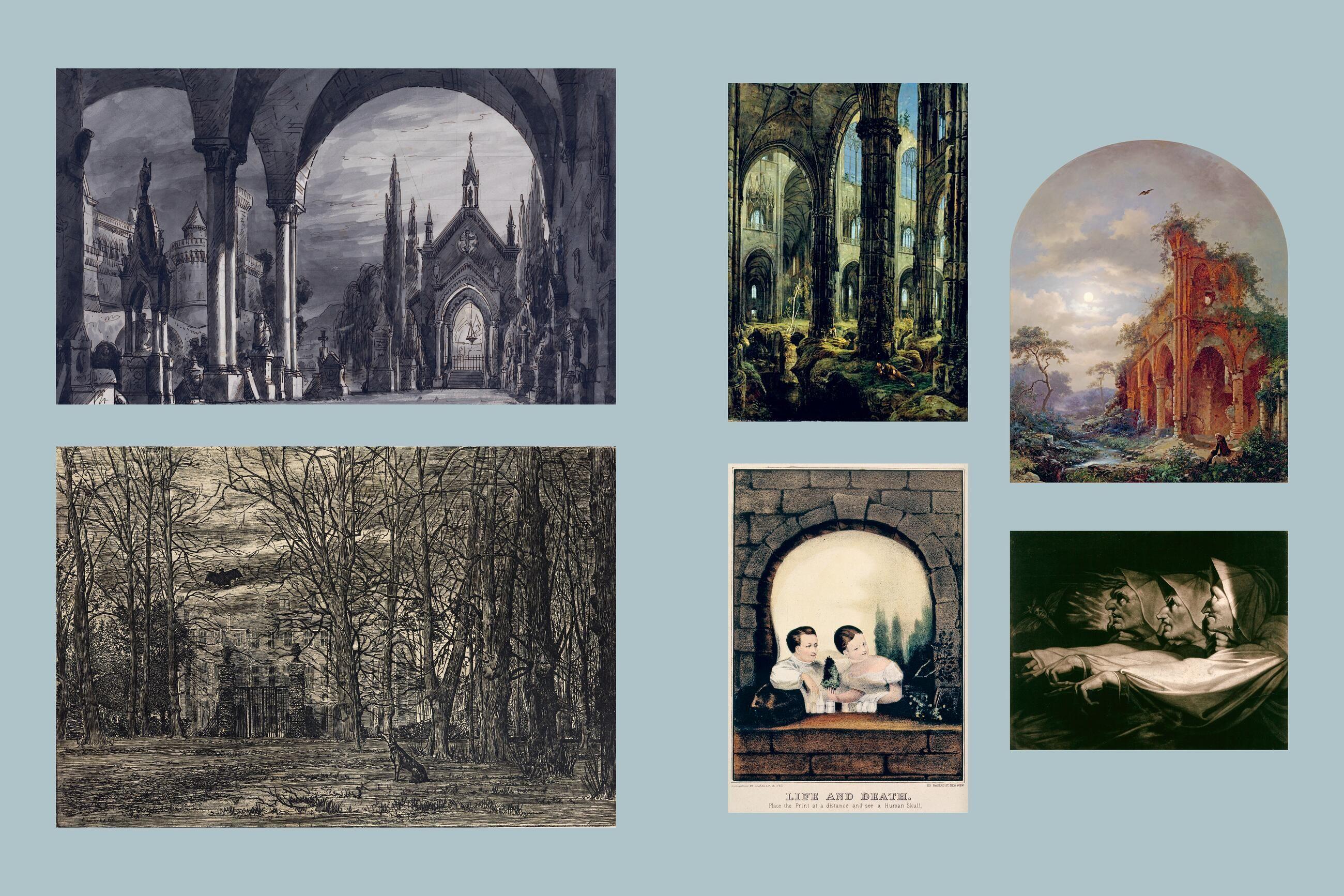 Beispielinhalt (Bild) Gothica Sticker Book