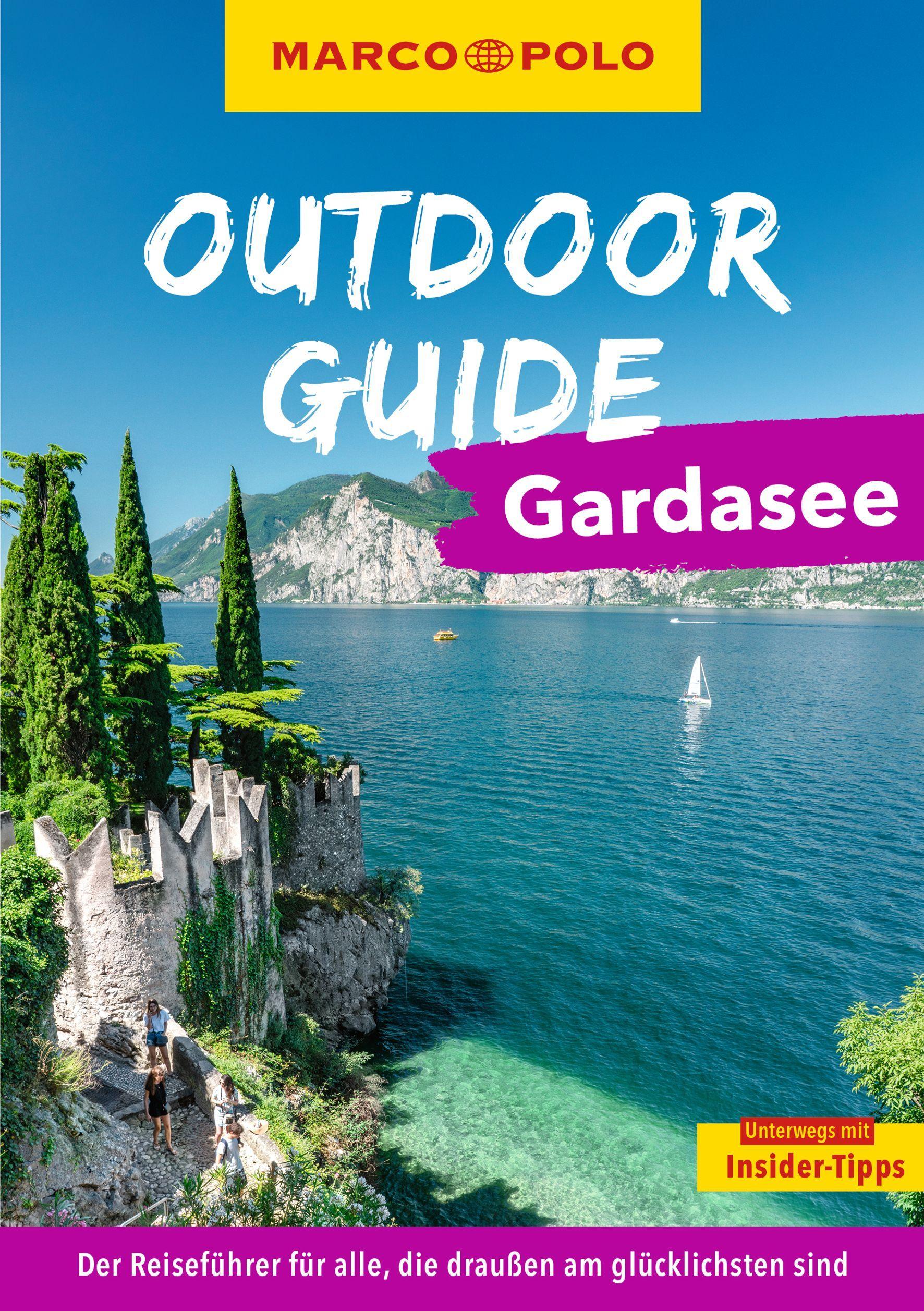 Vorderes Coverbild MARCO POLO OUTDOOR GUIDE Reiseführer Gardasee