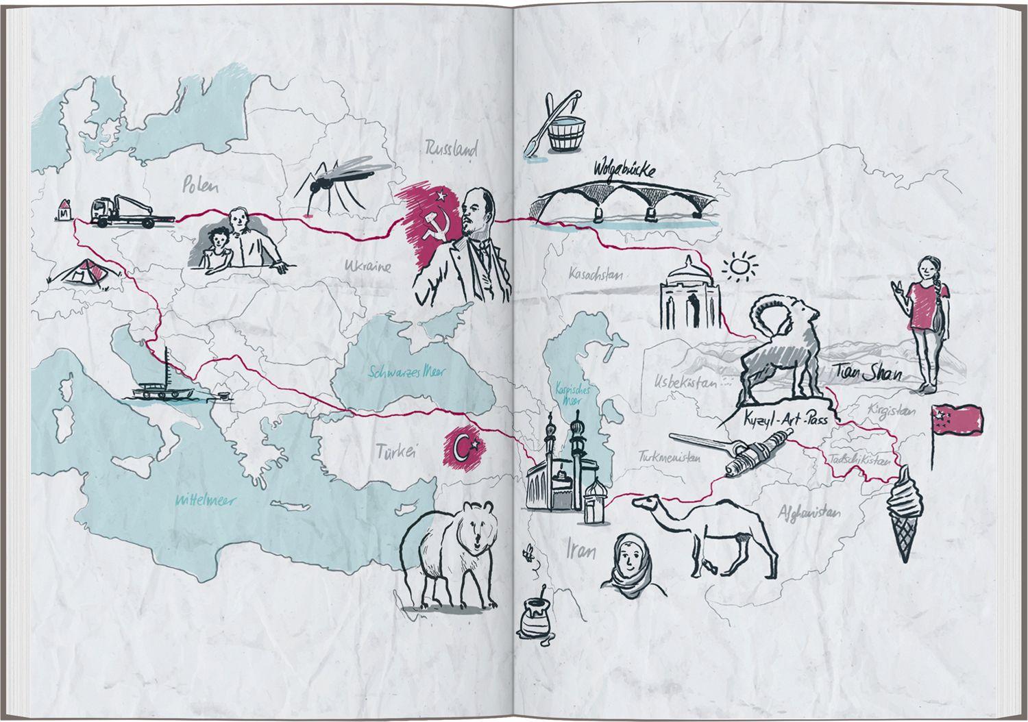 Beispielinhalt (Bild) Über Grenzen