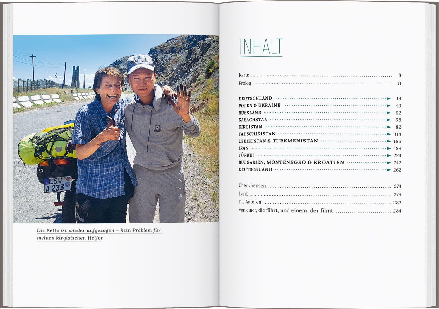 Beispielinhalt (Bild) Über Grenzen