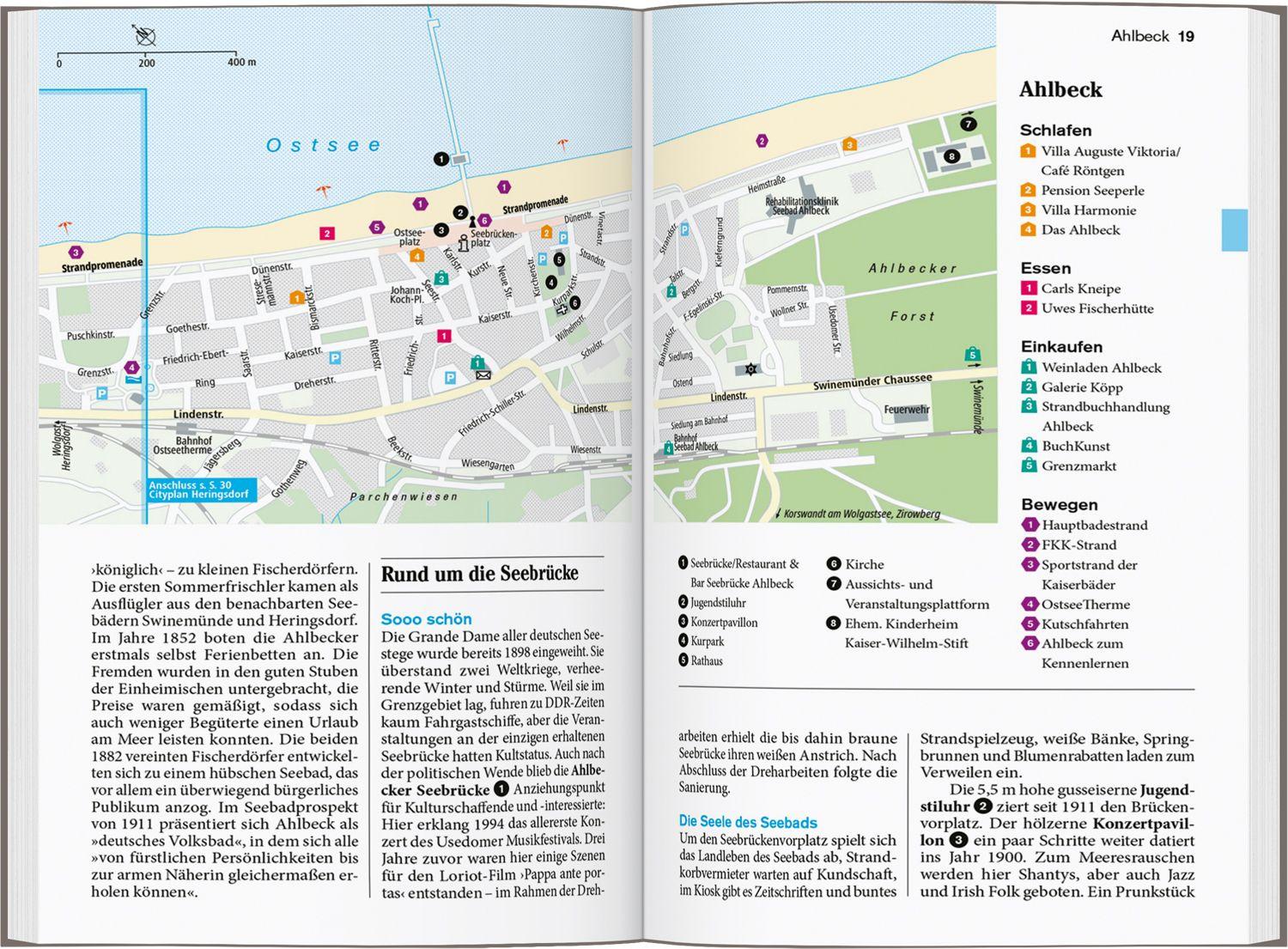 Beispielinhalt (Bild) DUMONT Reise-Taschenbuch Reiseführer Usedom